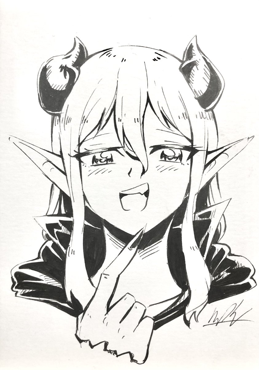 Demon Riveria
Day 10 #waifutober #danmachi 