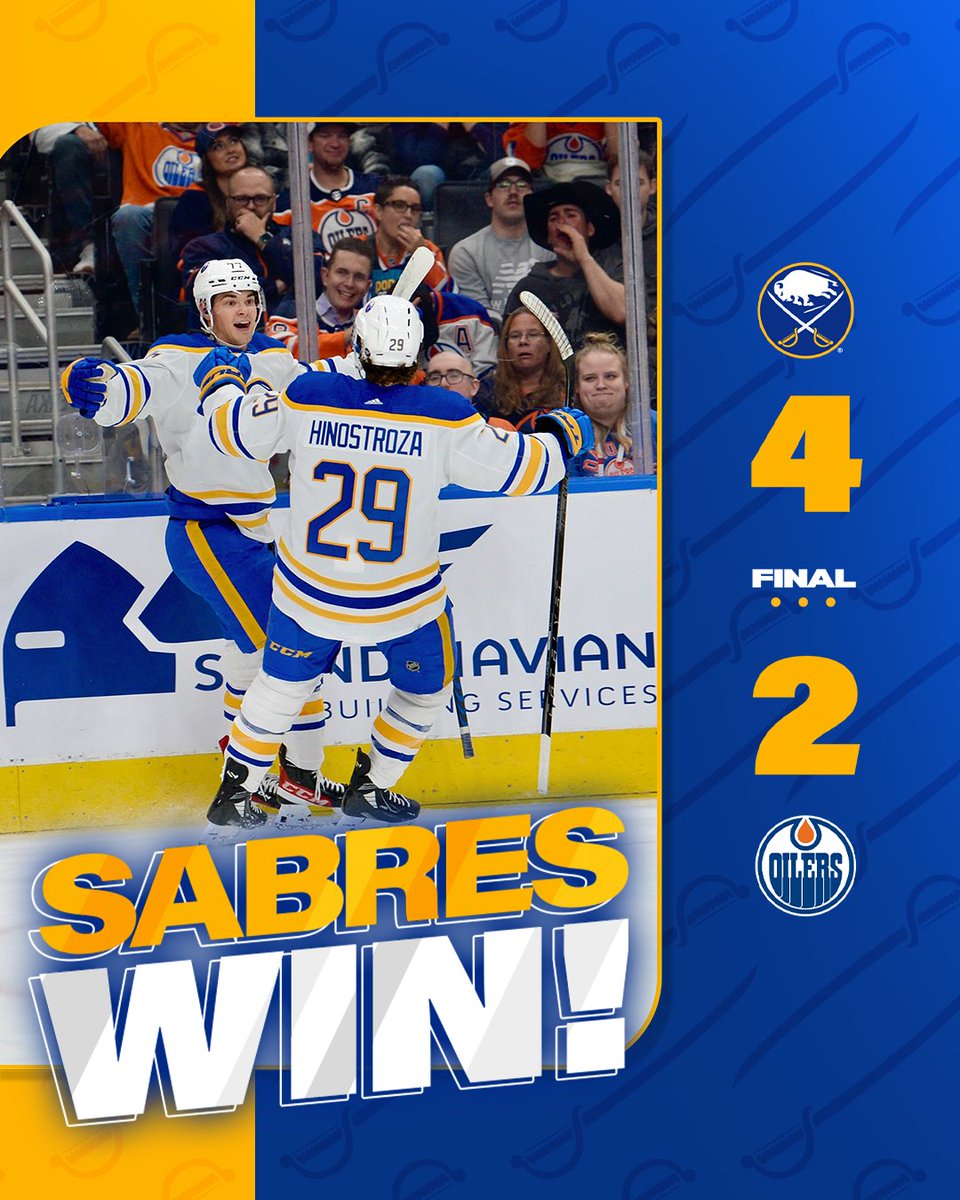 And THAT, folks, is #SabresAfterDark!

#LetsGoBuffalo