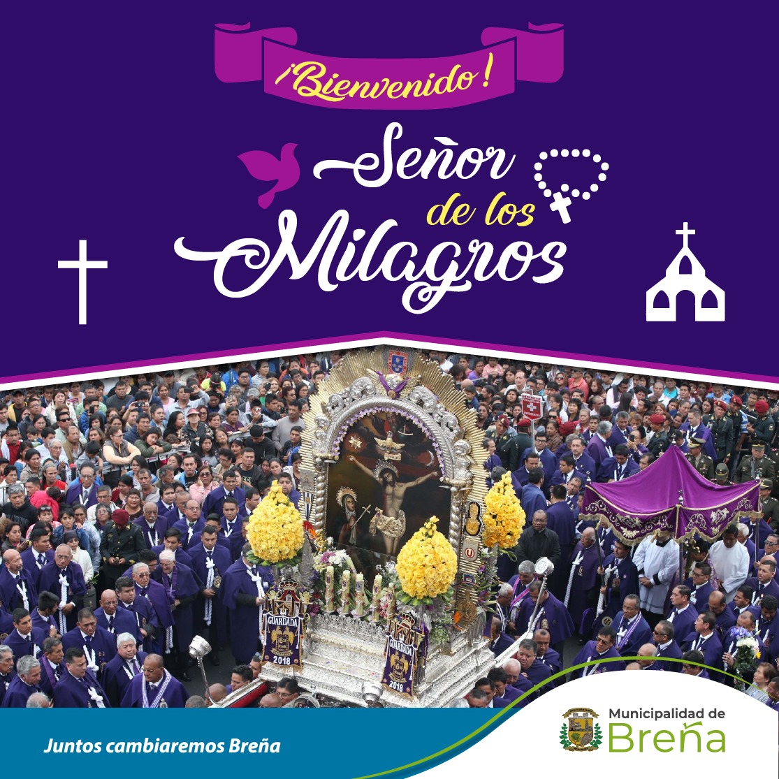 muni_brena's tweet photo. ✝️𝗘𝗟 𝗦𝗘Ñ𝗢𝗥 𝗗𝗘 𝗟𝗢𝗦 𝗠𝗜𝗟𝗔𝗚𝗥𝗢𝗦 𝗘𝗡 𝗕𝗥𝗘Ñ𝗔👏🤲🕊
✅ La Municipalidad de Breña se une a la festividad del Señor de los Milagros, principal celebración católica en el Perú y una de las procesiones más grandes del mundo.
https://t.co/PjcgvAxEqI https://t.co/UUYKKFt42x