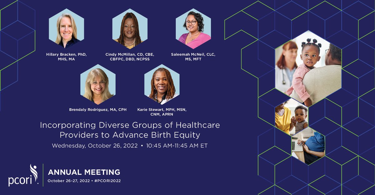 Join health experts from <a href="/UIHealth/">UI Health</a> and <a href="/MAHECwnc/">Mountain Area Health Education Center</a> as they discuss challenges and successful strategies for the expansion and diversification of the maternal healthcare workforce to address the #maternalhealth crisis.
pcori.me/3st5XZQ
 #PCORI2022