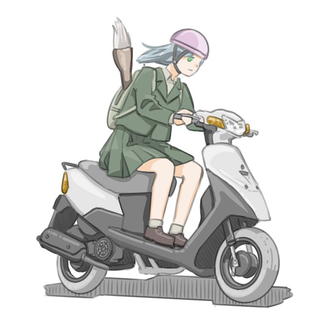 バイク女子のtwitterイラスト検索結果