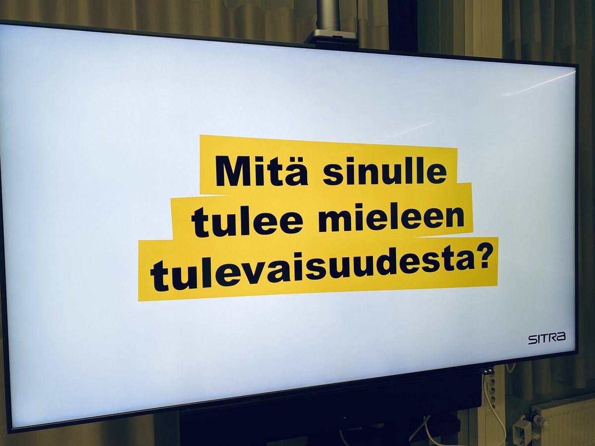 IlkkaKurkela's tweet photo. Huippupäivä! ✅ Visioimme @laureauas työelämän ohjausryhmässä katsetta tulevaisuuteen ✨👍☄️ Upea porukka innokkaita ihmisiä pohtimassa korkeakoulujen ja työelämän yhteistyötä, kiitos kaikille🙏🙂 Käytössä Sitran #Tulevaisuustaajuus -menetelmä, jota oli hieno kokemus fasilitoida. https://t.co/0CKrQbAqEz