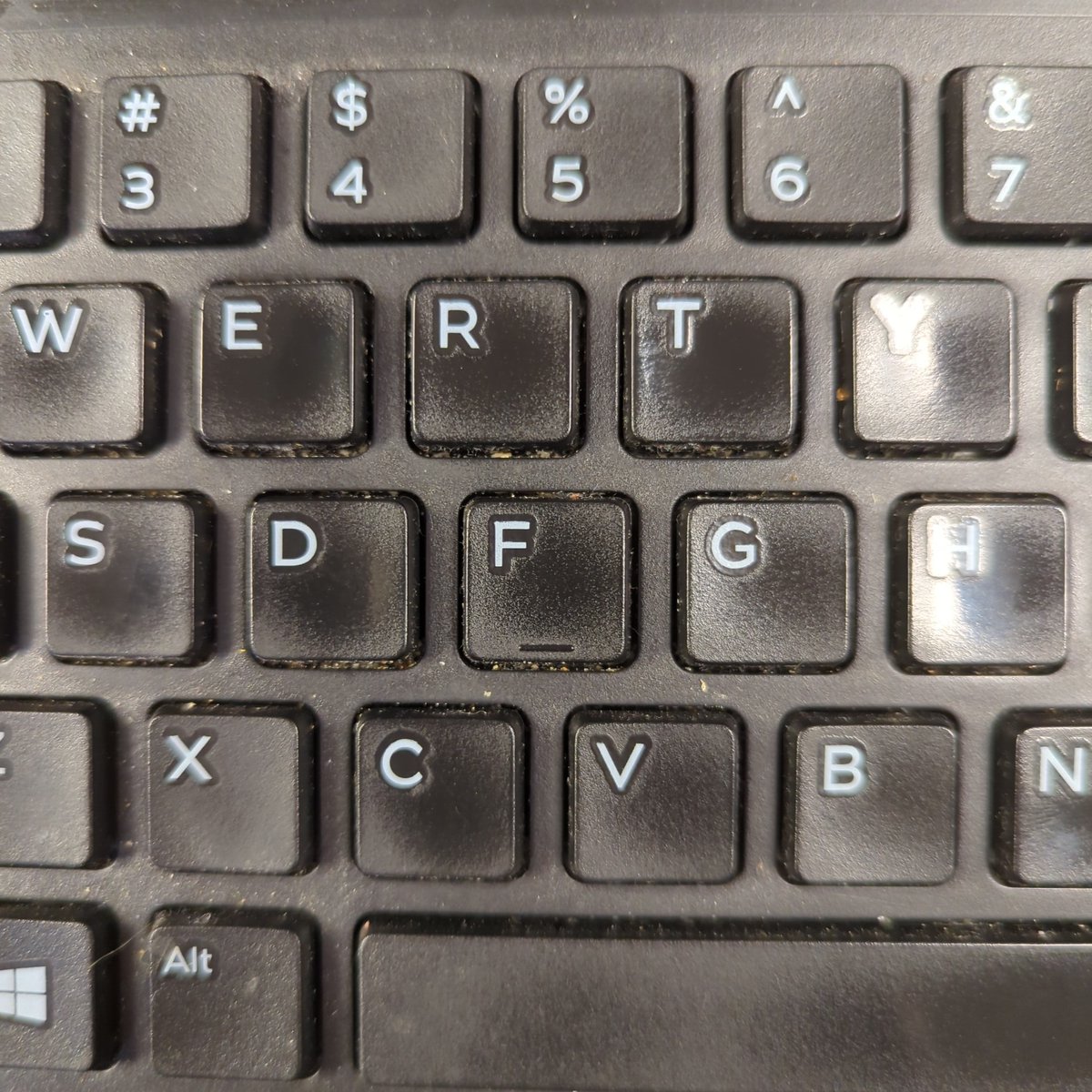 Roth7132's tweet photo. @DeafFratGuy can a normal, everyday keyboard be considered ALL BALLS? Well, let's just take a look at the way a QWERTY keyboard is set up... #DFG #AllBalls https://t.co/hmMovIqkTu