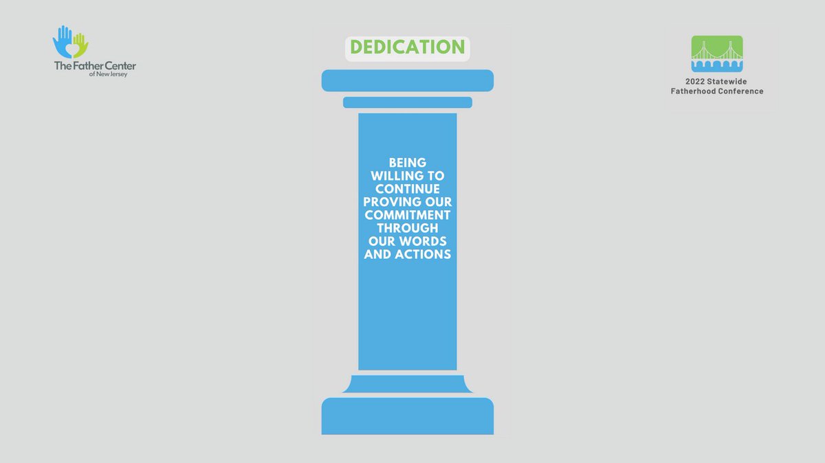 In anticipation of our upcoming fatherhood conference, TFCNJ has taken on a new approach to fatherhood services. Here is the 5th of 5 principles.

Don’t forget to RSVP to the conference on 11/3/22. Follow this link to register. 
eventbrite.com/e/the-statewid… 

#thefathercenter