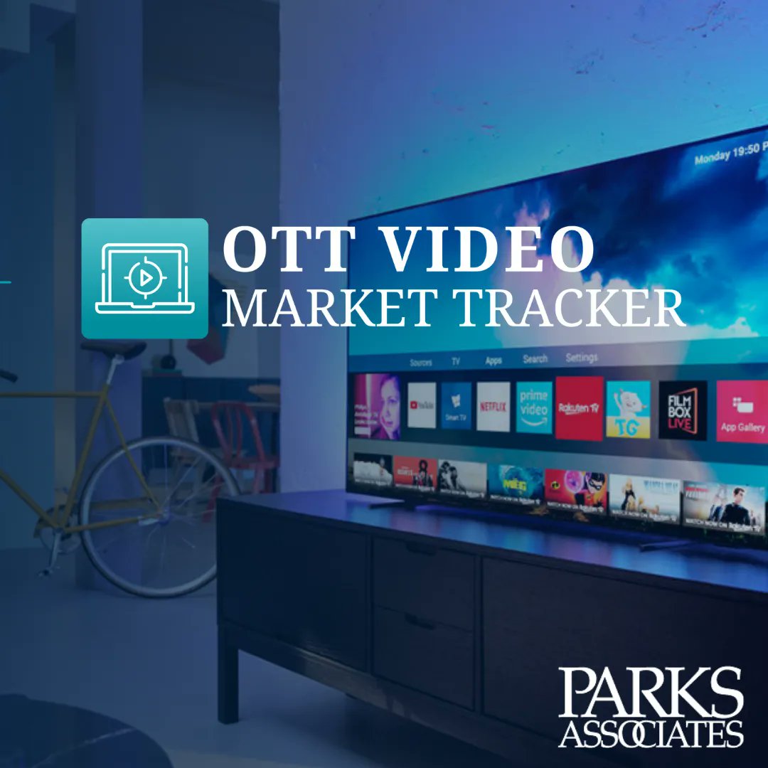 Check out @ParksAssociates #OTTVideo #MarketTracker for an exhaustive analysis of market trends and profiles #OTT video service providers in the U.S. & Canada, such as #Netflix, #HBO, #YouTube, & #Amazon, with updated deliverables throughout the year: bit.ly/3M8i9Za