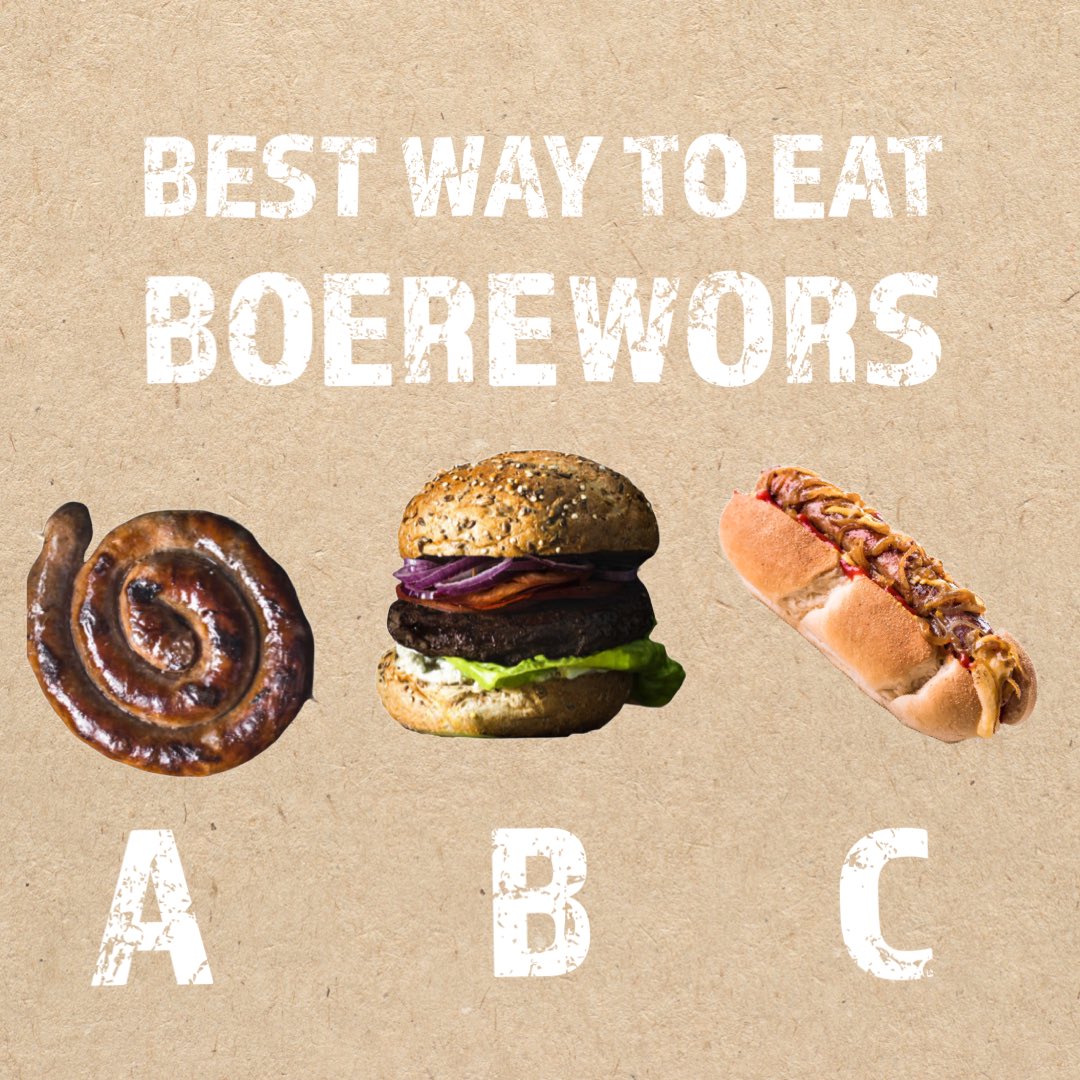 Time to have your say #boerewors