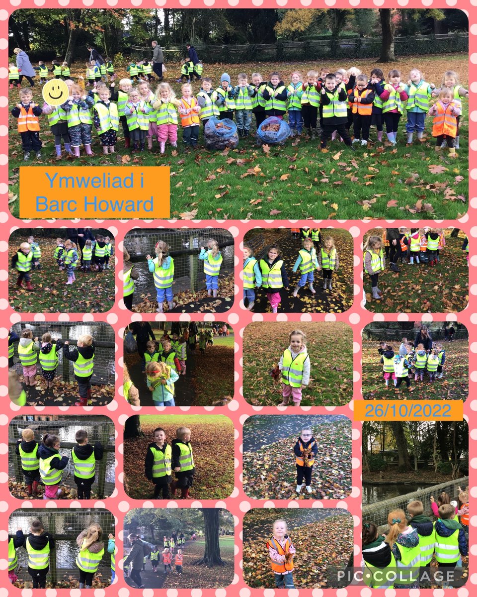 YGBrynsierfel's tweet photo. Cafodd Dosbarth Broga hwyl a sbri ar ein dro Hydrefol ym Marc Howard bore ’ma🍃 🍁 
Dosbarth Broga had lots of fun on our Autumn walk in Park Howad this morning🍃🍁 @ysgoliachsirgar @ysgolawyragored https://t.co/LVP7dcETBC