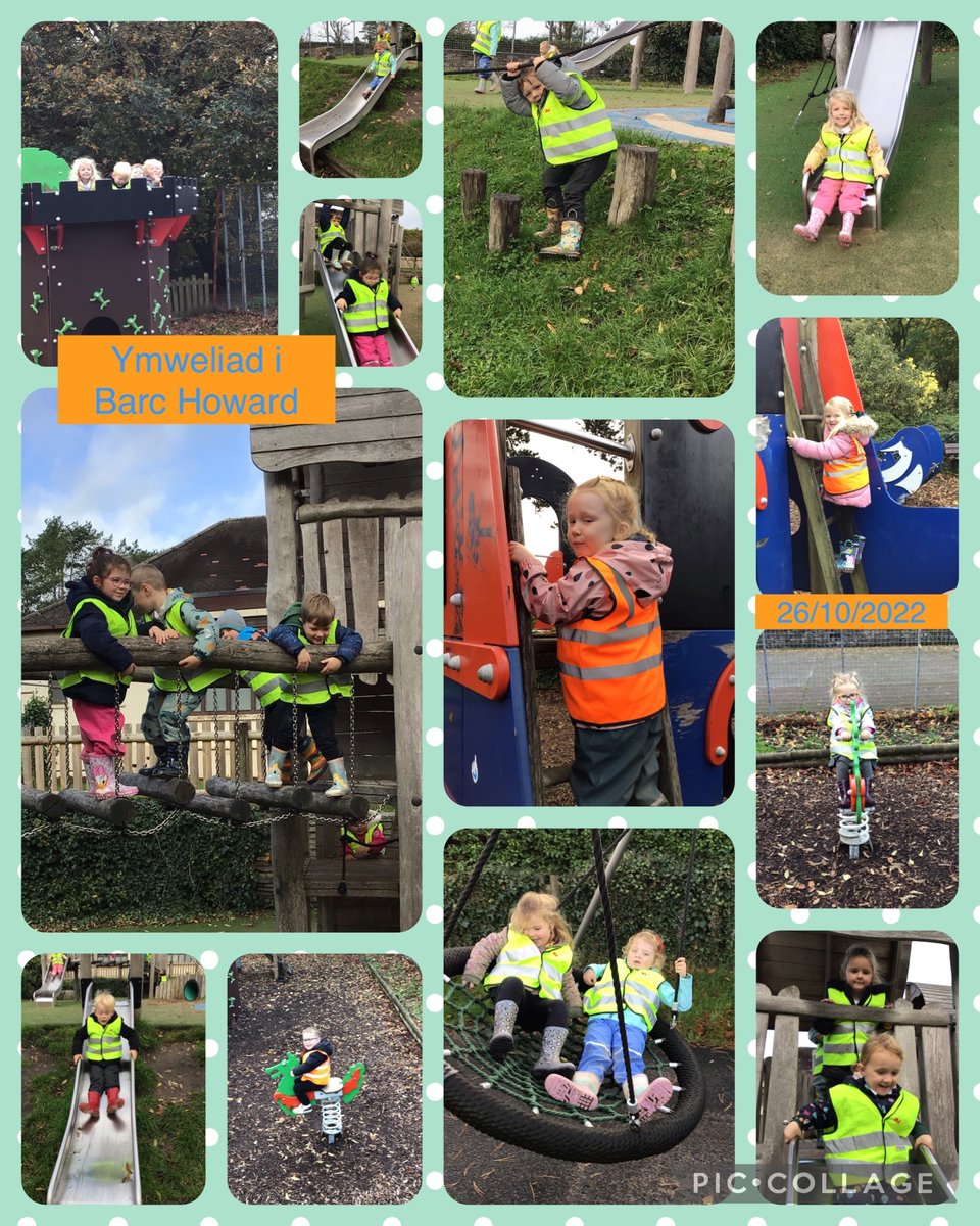 YGBrynsierfel's tweet photo. Cafodd Dosbarth Broga hwyl a sbri ar ein dro Hydrefol ym Marc Howard bore ’ma🍃 🍁 
Dosbarth Broga had lots of fun on our Autumn walk in Park Howad this morning🍃🍁 @ysgoliachsirgar @ysgolawyragored https://t.co/LVP7dcETBC