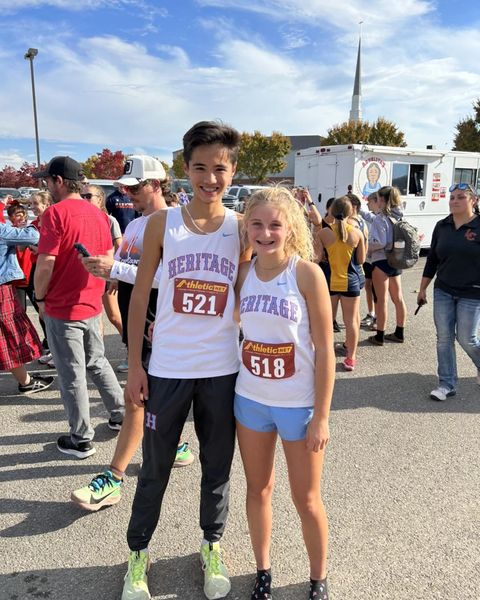 HHSMountaineers's tweet photo. Congratulations to HHS Cross Country runners Sophomore Josh Hunt and Freshman AJ Thomas who qualified for the TSSAA State Cross Country Championships! Josh and AJ, along with their teams and Coach Alex Morgan, have had an outstanding season. Way to go, Mountaineers! #HHSXC https://t.co/ERs48GkR3S