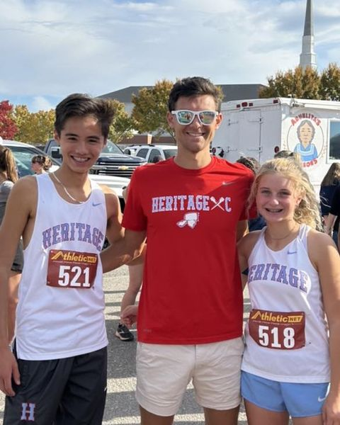 HHSMountaineers's tweet photo. Congratulations to HHS Cross Country runners Sophomore Josh Hunt and Freshman AJ Thomas who qualified for the TSSAA State Cross Country Championships! Josh and AJ, along with their teams and Coach Alex Morgan, have had an outstanding season. Way to go, Mountaineers! #HHSXC https://t.co/ERs48GkR3S