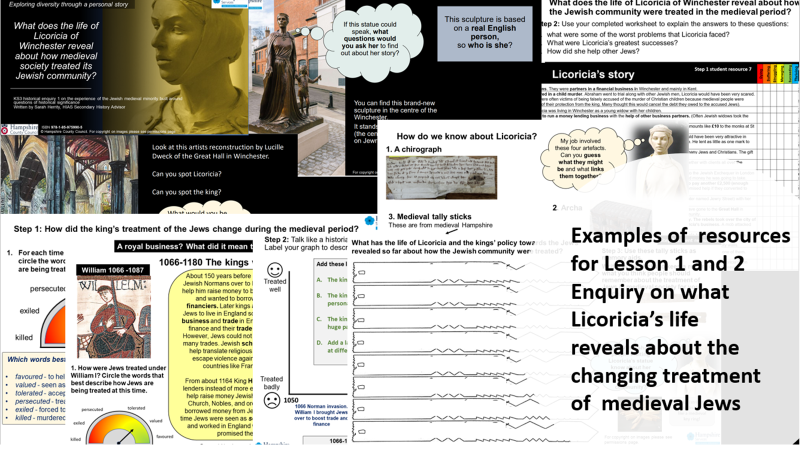 LicoriciaW's tweet photo. HIAS produces promotional material for their Key Stage 3 lessons on Licoricia!  These are really stimulating additions to the KS3 syllabus and are available from https://t.co/Dy4gzlWP21 and complement our coverage on @bighistorydepartment.  #edutwitter #historyteacher https://t.co/wAoRwLLFiC