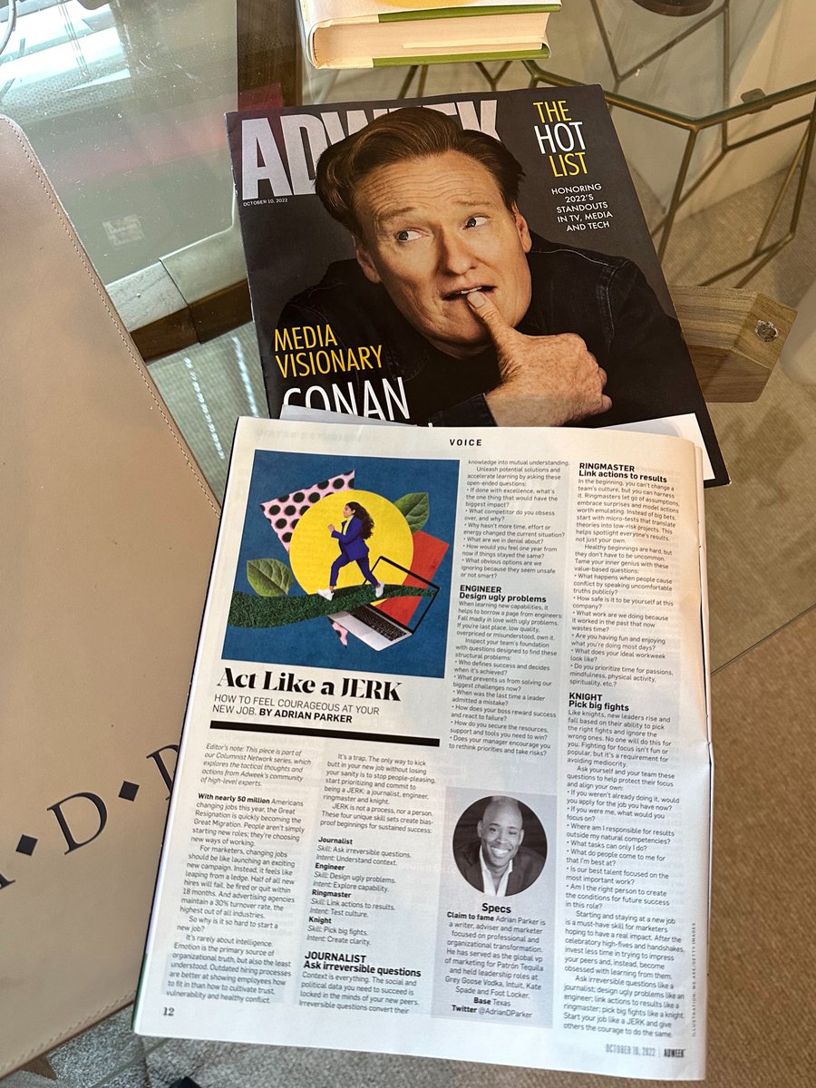 Hey, I know that guy!

No, not <a href="/ConanOBrien/">Conan O'Brien</a>, the bald dude on the bottom. Had major fun writing this piece for the latest @adweek. 

Go be a JERK.
📰adriandparker.com/2022/10/25/new…