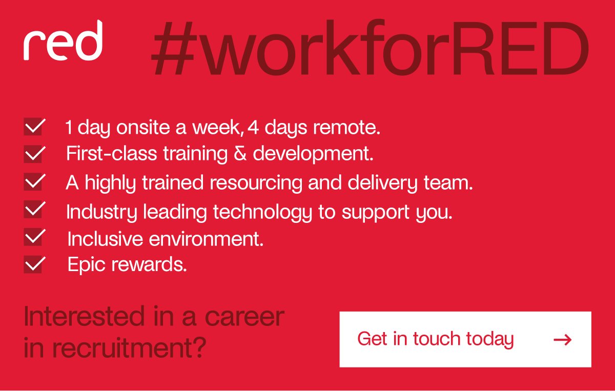 REDGlobal_'s tweet photo. Looking to start a career in recruitment? Get in touch! #workforred https://t.co/14AURJn2SR https://t.co/psNh5ehYpy