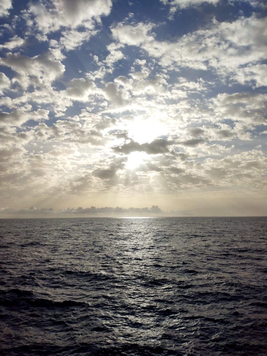 magellanics2's tweet photo. Good morning from @TheJR! We're right off the coast of Portugal, and it's a glorious day for science at sea.

#Exp397 https://t.co/2VWPFVjnDU