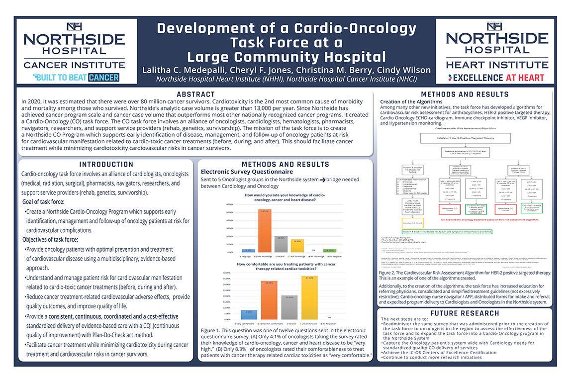 NorthsideGaMD's tweet image. Our Dr. Lalitha C. Medepalli, noninvasive cardiologist and chair of the Northside cardio-oncology task force, recently presented at the Global Cardio-Oncology Summit in Toronto on “Development of a Cardio-Oncology Task Force at a Large Community Hospital.” #GCOS2022