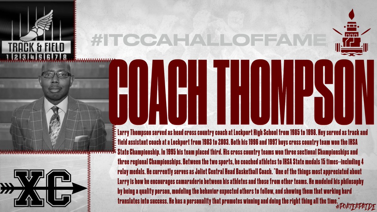Help us give a GIANT congratulations to one of the best ever. Amazing coach, friend, mentor, peer, and PERSON! Coach Larry Thompson has been inducted into the ITCCCA Hall of Fame. #porterpride