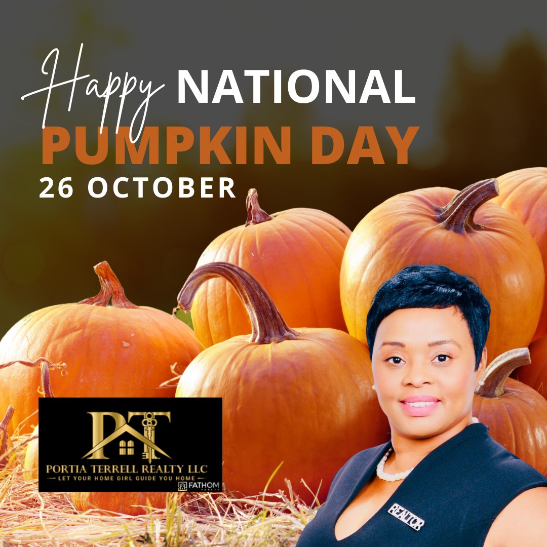 portia_terrell's tweet photo. Happy National Pumpkin Day!
#FathomRealty #fathomrealtydfw #DFWBuyersAgent #DFWSellersAgent #NorthTXRealEstate #MoveToNorthTexas #MoveToDFW #RelocateToDFW #buywithportiat #sellwithportiat #dfwrealtor https://t.co/lwntzHW2LV