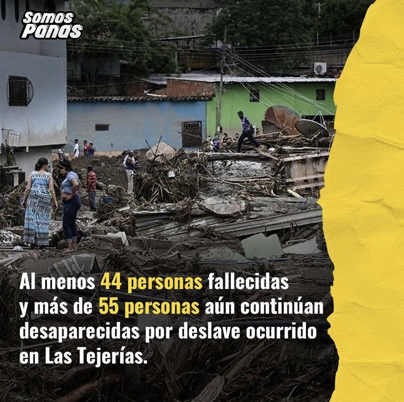 Somos__Panas's tweet photo. ¡Somos centro de acopio! 🏠💛

Cientos de familias han perdido sus hogares, sus bienes personales y a sus seres queridos debido a las lluvias, deslaves y crecidas de ríos de los últimos días en Las Tejerías. 

#apoyo #ccs #donacion #tejerias #ong #Somospanas #ropa #medicina #agua https://t.co/Rqn0qEPk7J