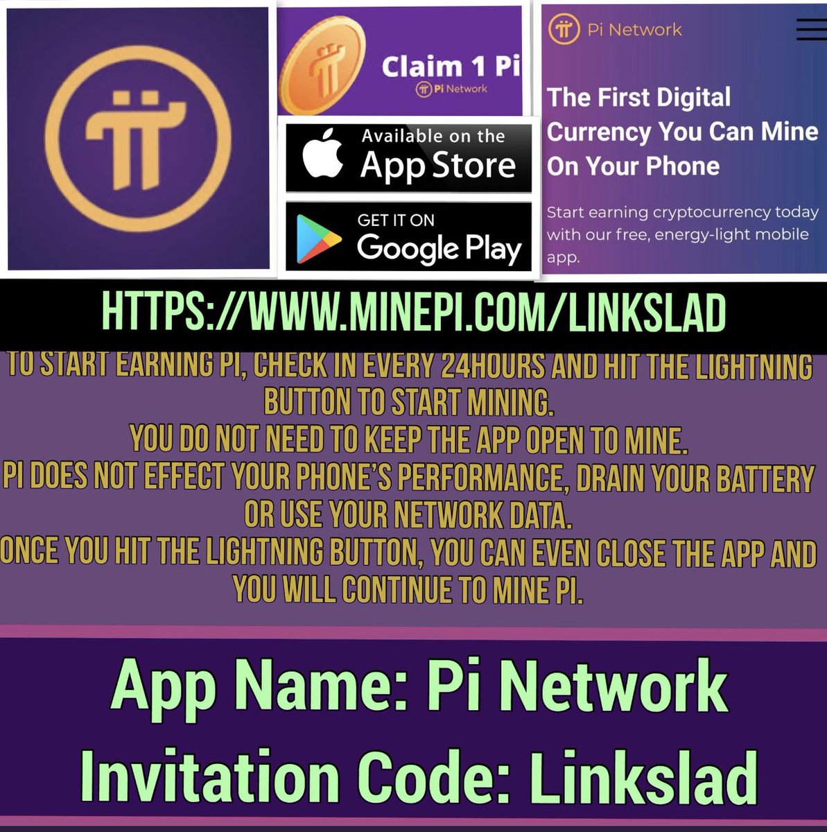 GeorgeMunn9's tweet photo. Completely Free to mine digital currency you can mine on your phone  with 1 simple push each day dont miss out take a quick look its well worth your time if you have a spare couple of minutes. No catch no tricks no money to pay!
https://t.co/c4GrfPpf6j 
Invitation code: linkslad https://t.co/t0SnuMM3w8