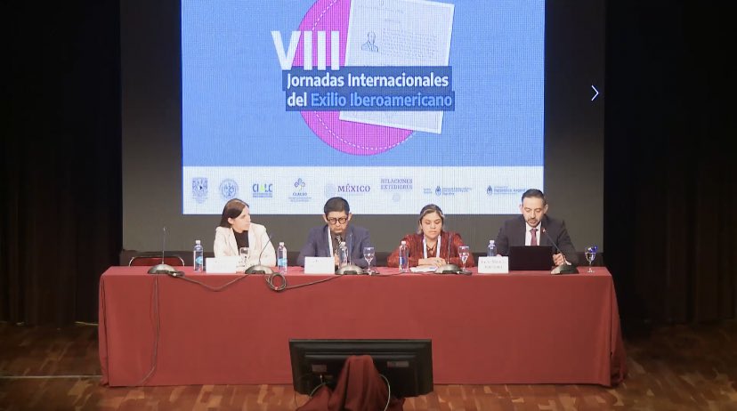 🔴 #EnVivo VIII Jornadas Internacionales del Exilio Iberoamericano. @CIALCUNAM @CancilleriaARG @_CLACSO facebook.com/ArchivoCancill…