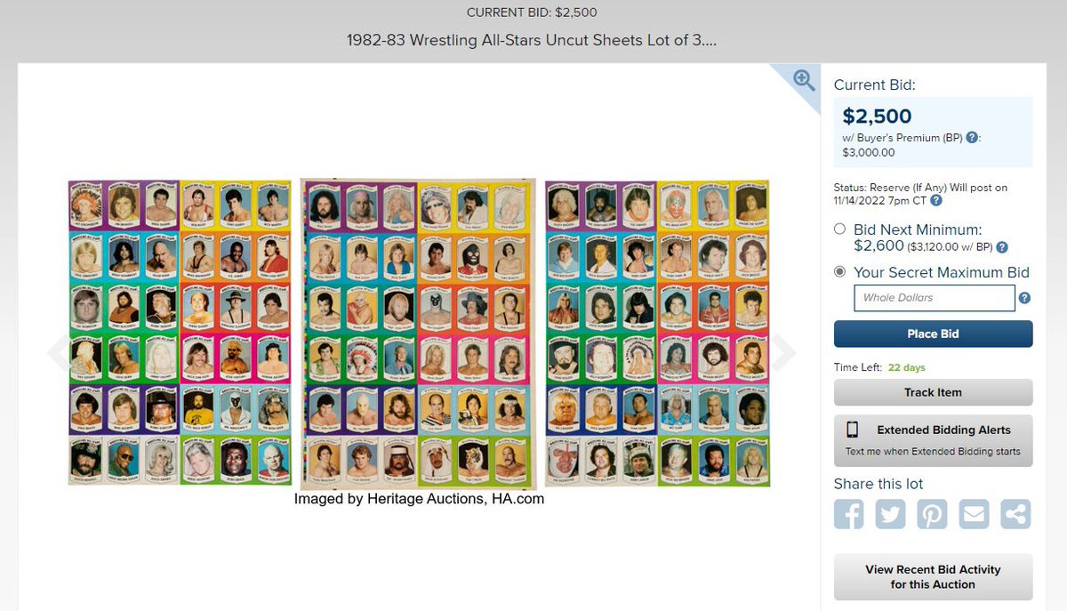 Wrestling Card Price Guide tweet media