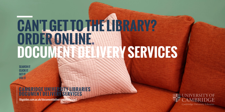 theUL's tweet photo. We love it when you visit us...but if you can't, don't stress.

We have a whole range of Document Delivery Services to get resources to you when you can't get to the library, from Scan &amp; Deliver to print-outs of electronic legal deposit material.

https://t.co/dLKcFfuR0n https://t.co/X1HkGXPGu4