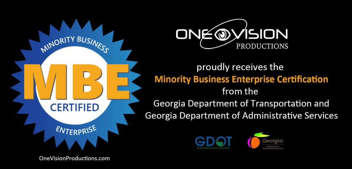 onevisprod's tweet photo. We are proud to announce that https://t.co/OhsWdIeIwV received its Minority Business Enterprise (MBE) Certification. If you're looking for a MBE partner, please contact us. https://t.co/WEYqvvRth5 https://t.co/Jg00kxzE9m