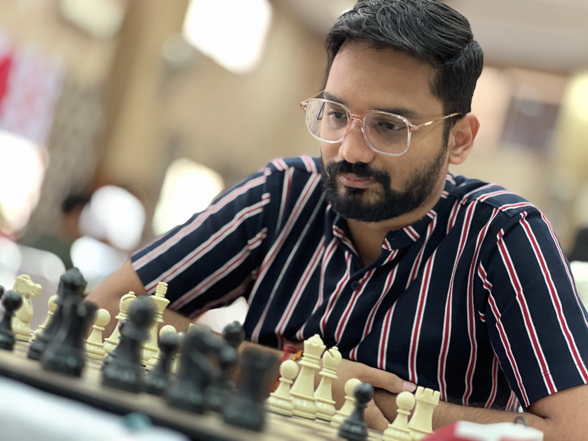 ChessbaseIndia's tweet photo. Asian Continental 2022 Round 1: IM @Nitin_chess holds Kazakhstan no.1 GM Rinat Jumabayev to a draw

📷Aditya Sur Roy and Shahid Ahmed

#Chess #ChessBaseIndia #AsianContinental #Delhi #India https://t.co/laQkDUWljT
