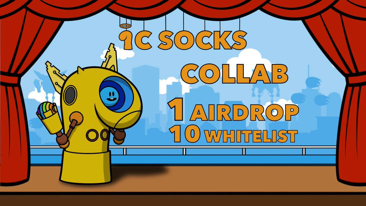 We have exclusive offer for Poked Studio community.

Giving away 1 Airdrop &amp; 10 WL
Rules:
1️⃣❤️ +🔁+🔔(turn on notifications for both projects)
2️⃣ Follow <a href="/pokedstudiouk/">pokedstudio ∞</a> &amp; <a href="/icsocks/">IC Socks 🧦 6th November - 5:30pm UTC</a>
3️⃣Join Poked Discord and enter the raffle for a prize in #giveaways channel
#nfts #icp #nft