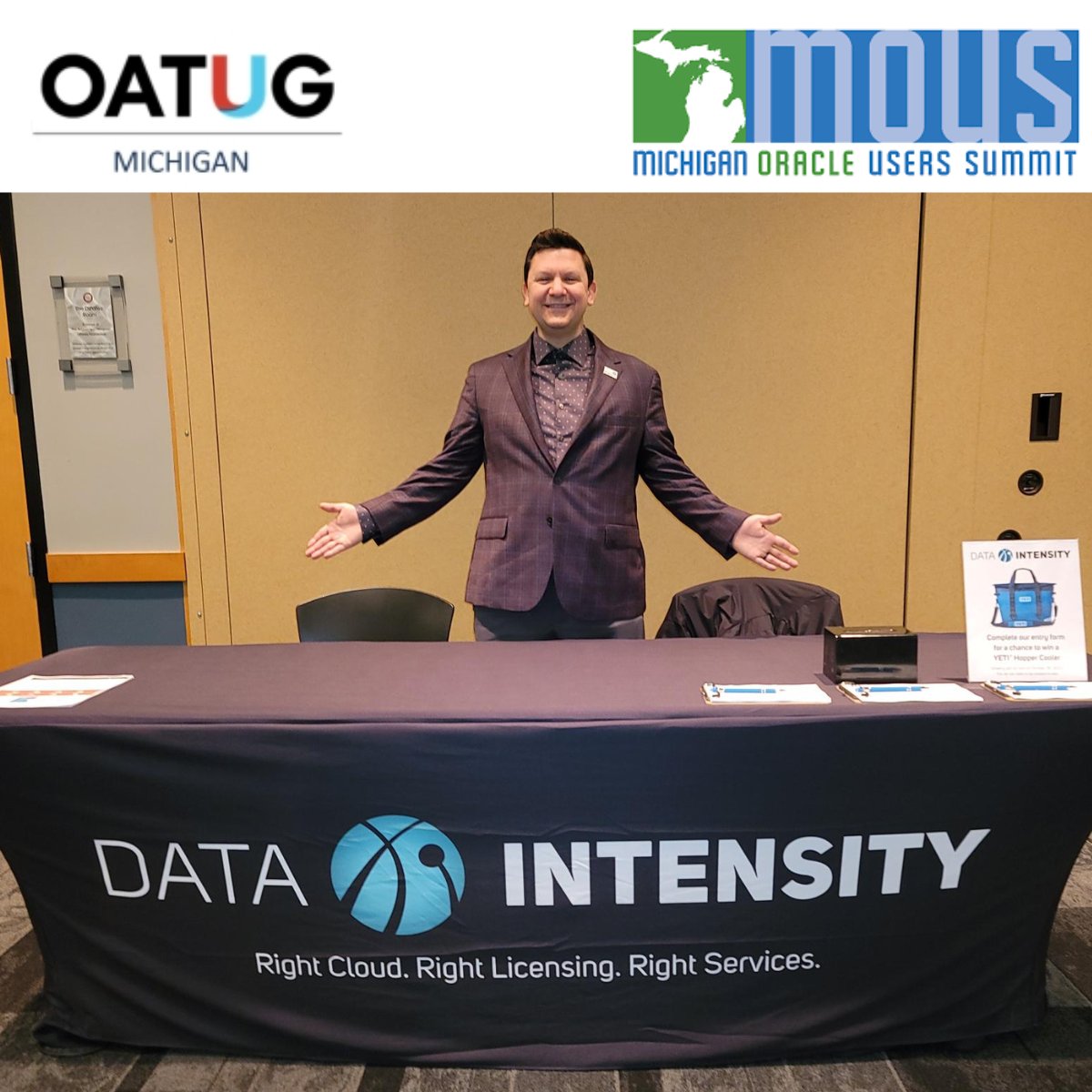 DataIntensity's tweet image. Come on down to the Michigan Oracle Users Summit (#MOUS 2022) and meet our team, attend our sessions, and enter for a chance to win a Yeti Cooler! We&apos;ll be there all day! More info: bit.ly/3N5EFT7

#DataIntensity #BijuThomas #OATUG
