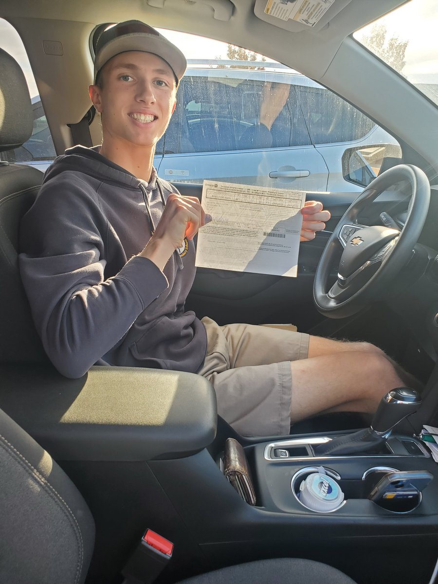 First of 3 Bally boys has his license. Let the fun begin.