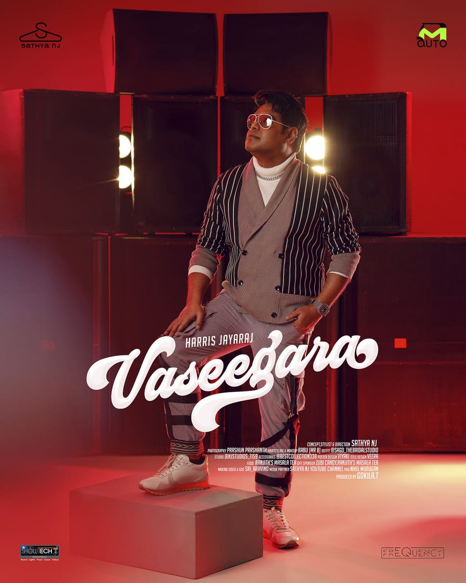 PressMeetTv's tweet photo. Ever sensational @Jharrisjayaraj 's new make over #Vaseegara
Concept ,Styling & Direction @njsatz
Outfit @SagoBridalStudio
#HarrisJayaraj @prachuprashant #NJStudio @babu4love #BestCollection @viyaki_s @onlynikil https://t.co/Riu3Aguikg