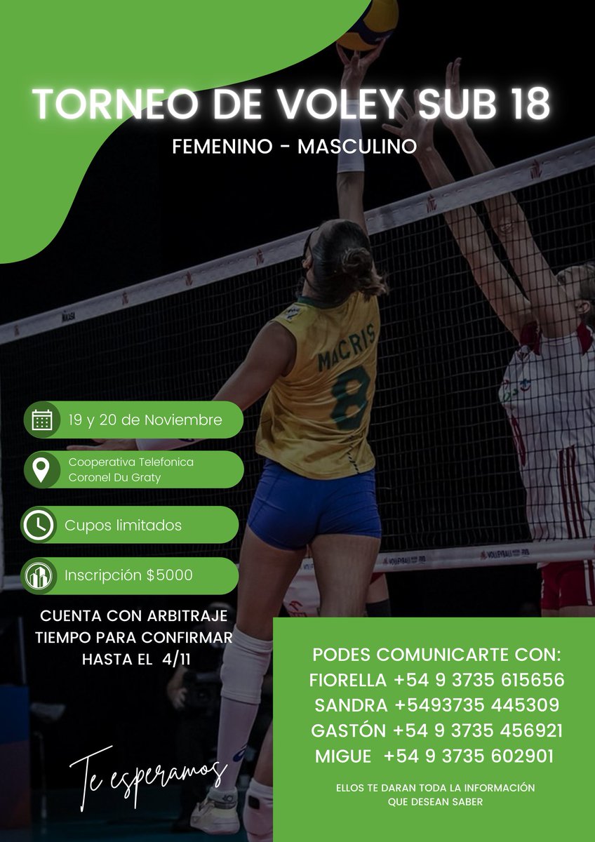 ClubCoopeOk's tweet photo. #IMPORTANTE #TorneoSub18
Debido a que la  final de la Liga de AVOSOCH es el SABADO 12/11, el torneo se trasladará al fin de semana siguente 19 y 20 de Noviembre. https://t.co/LjODSnAkJZ