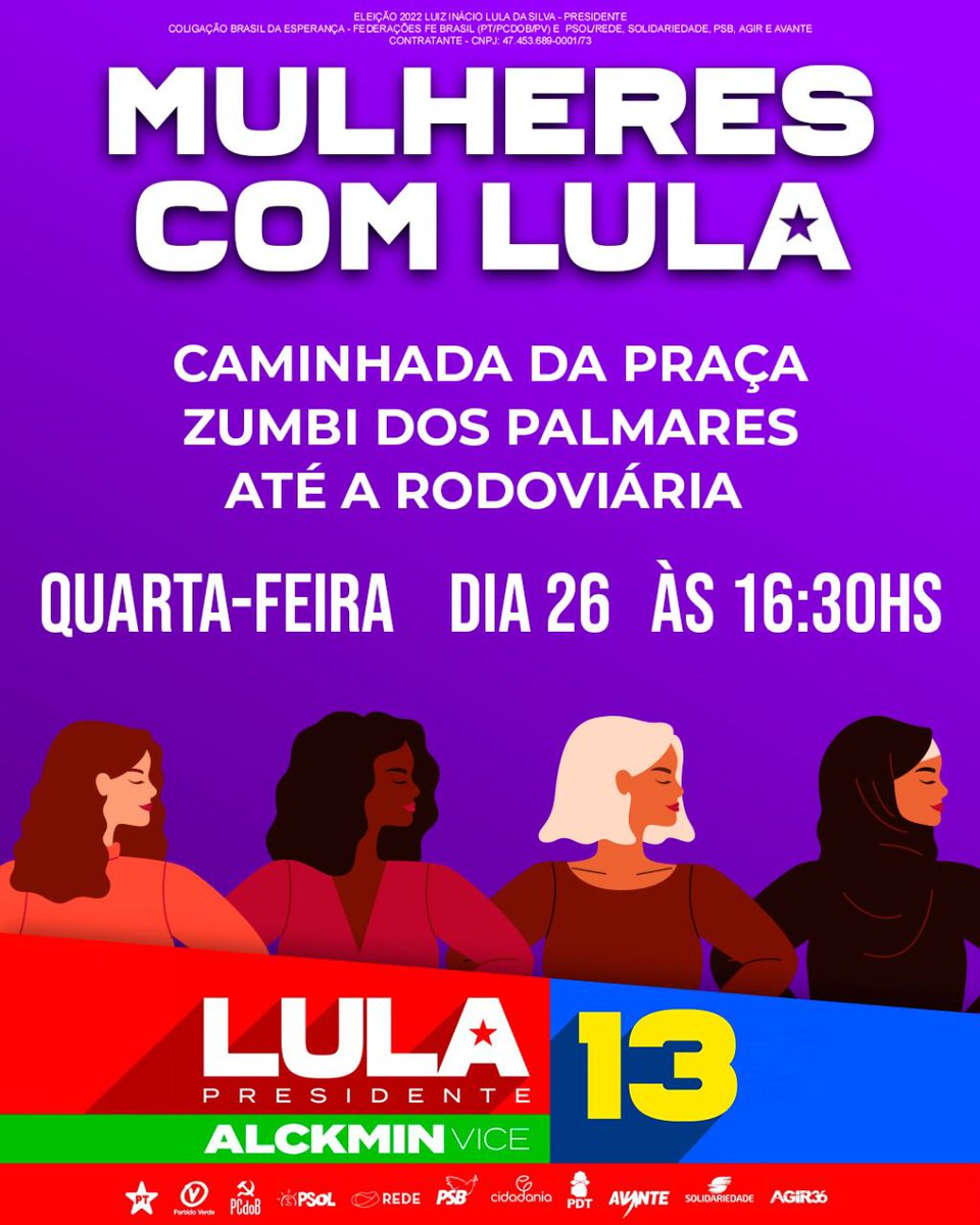 dfcomlula's tweet photo. É hoje!
#LulaPresidente1️⃣3️⃣ #DFComLula https://t.co/YeBuNvzWt7