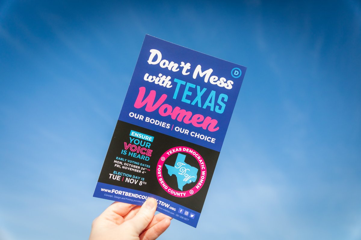LizziePFletcher's tweet photo. Great to start this Early Voting week at Four Corners in Fort Bend County!

Voting early ensures:
🚶‍♀️ No 🚶‍♂️ waiting 🚶 in 🚶‍♀️ line 🚶‍♂️
📞 No reminder calls
🗳 Earlier voting results on Election Day

Make a plan to vote early in FBC: https://t.co/QRf6aV1llt https://t.co/hAdEtYw0m2