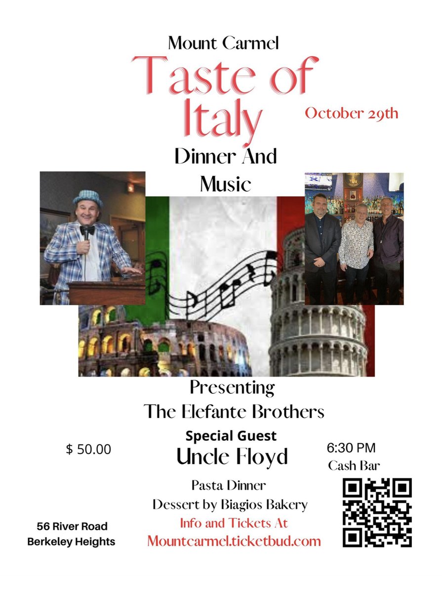 elefantemusic's tweet photo. Hey, Uncle Floyd Fans!!! 
Here's your chance to enjoy his classic comedy, cool jazz, and delicious Italian cuisine!
Buy your tickets TODAY!
https://t.co/fRuh6Zq0kS https://t.co/O5THDG3CQZ