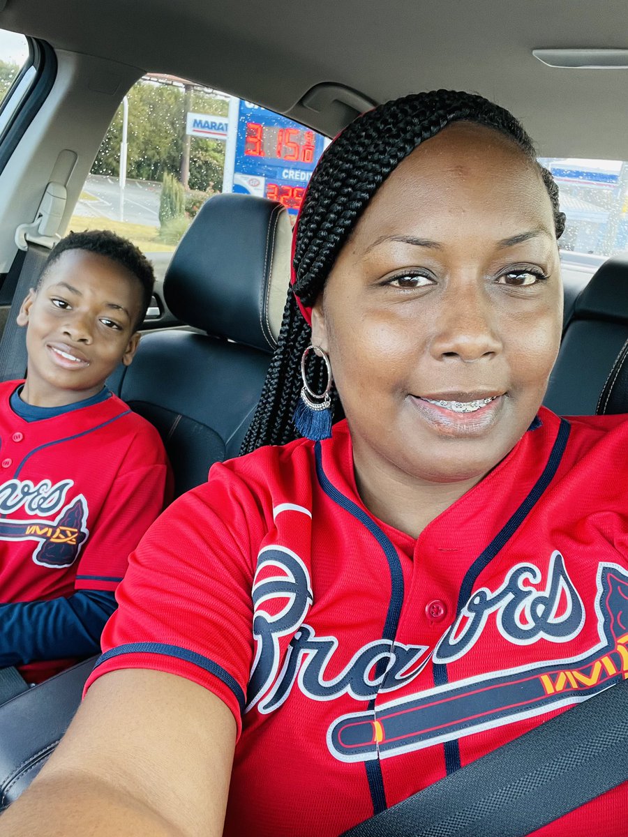 SaterialW's tweet photo. Today just happens to be Jersey Day for the both of us today. It’s Red Ribbon Week for Lil Zay (Team Up against drugs) & Spirit week for me(wear your favorite team jersey). Since baseball is my baby favorite sport we decided to rep them Atlanta Braves
#ApplingMiddleSchool #HOPE https://t.co/HSGkW8FvU4