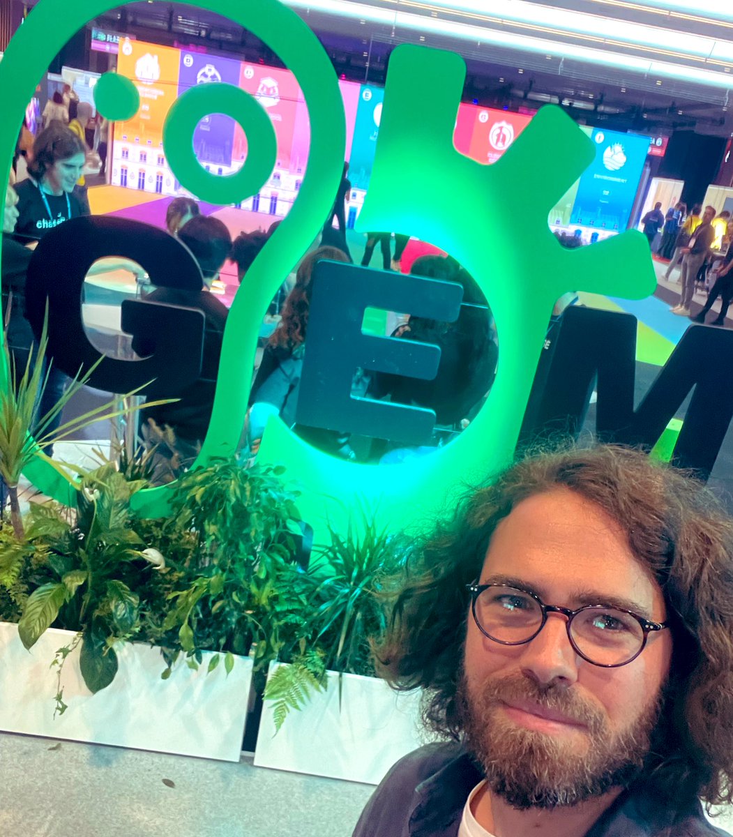 At the <a href="/iGEM/">iGEM Headquarters</a> Grand Jamboree in Paris!! ✨

I can’t express how satisfying it is to finally being able to gather with the best #synbio community ❤️

I’m here with <a href="/JustOneGiantLab/">JOGL</a> to start working on a #GiantLab for Synbio #commons 🌱🌼

Come say hi! 👋
#OpenScience #DeSci