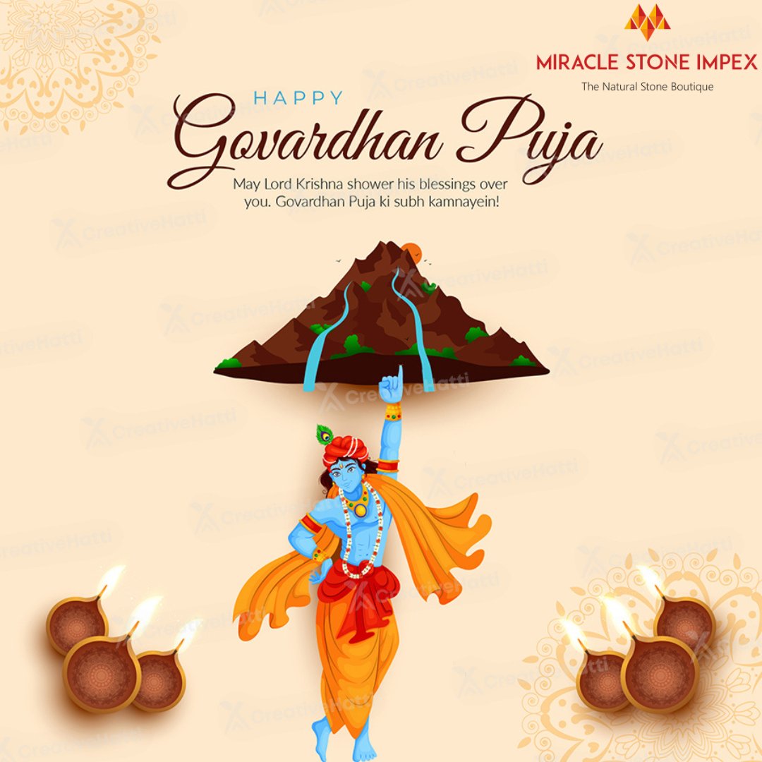 MiracleGroup5's tweet photo. As rains bless the Earth, likewise, may Lord Krishna bless you with never-ending happiness. Keep smiling and chanting Jai Krishna .. Happy Goverdhan Puja https://t.co/XcOO5uiI82