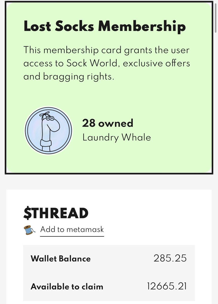edlovesnfts's tweet image. GOOOOOD MORNING #Web3Twitter!!! This is your daily reminder that in the brokensea of failed staking attempts #LostSocksWorld staking has been ongoing for months and works flawlessly!! Hope you all have a great morning and that you don’t lose any socks 👀👀