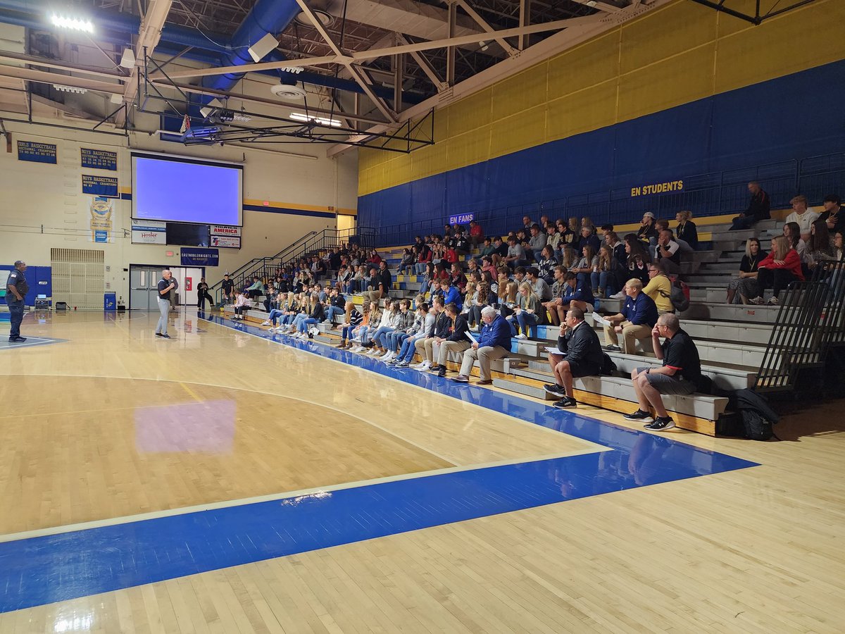 evan_weaver7's tweet photo. At the 1st Annual NE8/ACAC Athletic Sportsmanship Conference, hosted by East Noble.
James Payne is about to give the opening keynote address.
The hashtag for the event is #SportsmanshipStrong. https://t.co/Rf6svjnvCV