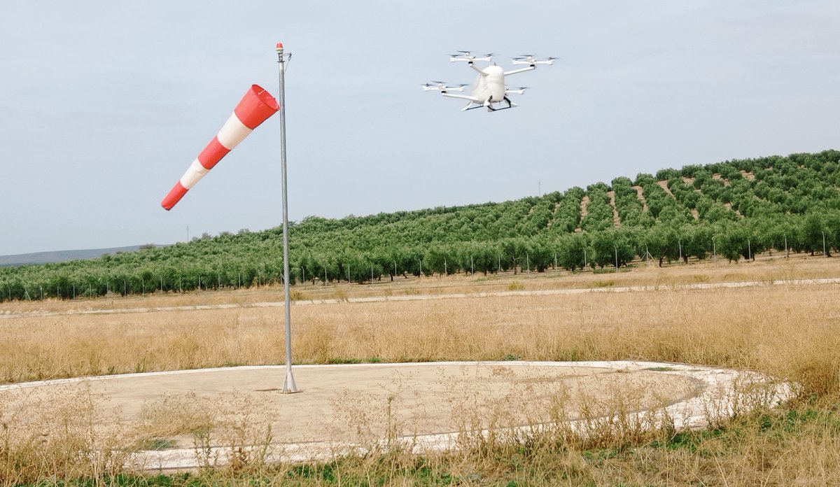 Today <a href="/tecnalia/">TECNALIA</a> prepared a great Demo day in the Spain 🇪🇸 with flight test of the #eVTOL in the @Uspace4UAM project by <a href="/SESAR_JU/">SESAR JU🇪🇺✈️</a>. 🚁 #UAM #urbanairmobility #drones #innovation #aviation #research