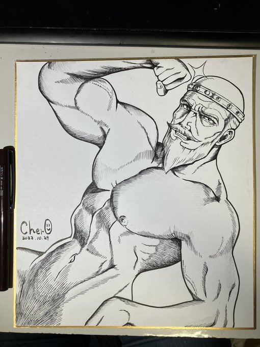 久々に描きました。
アフターに出します。 