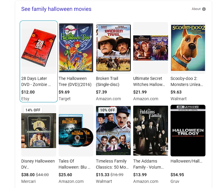 wezeldog's tweet photo. "Family" Halloween movies like 28 Days Later and Broken Trail. https://t.co/JpDm7F2Hgy