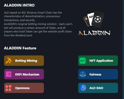 It's time to share some of your creative ideas!⬇️

<a href="/ALADDIN_BET/">ALADDIN_BET</a> with blockchain encryption to create openness and absolute fairness poker games, sports platform, through upgrading the NFT application,all players can become bankers,all bets are made between players.
#BetToEarn