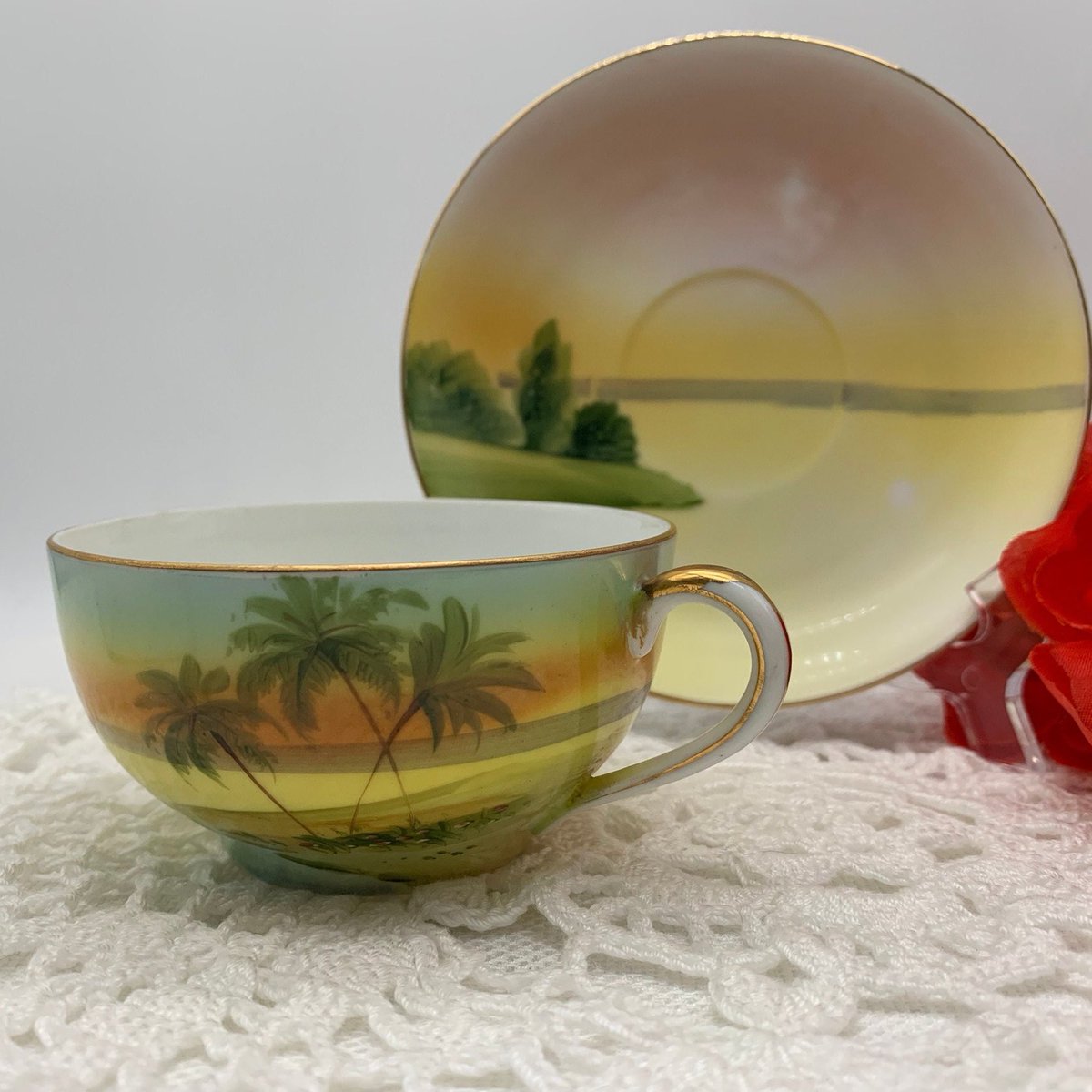 LilyDogAntiques's tweet photo. Excited to share this item from my #etsy shop: Vintage Nippon Hand Painted Teacup and Saucer #nipponteacupset #porcelainteacup #vintageteacup #teacupcollection #handpaintedteacup #antiquenipponcup #nipponteacupsaucer https://t.co/76C7I5lrfi https://t.co/fhL4UoGTVq