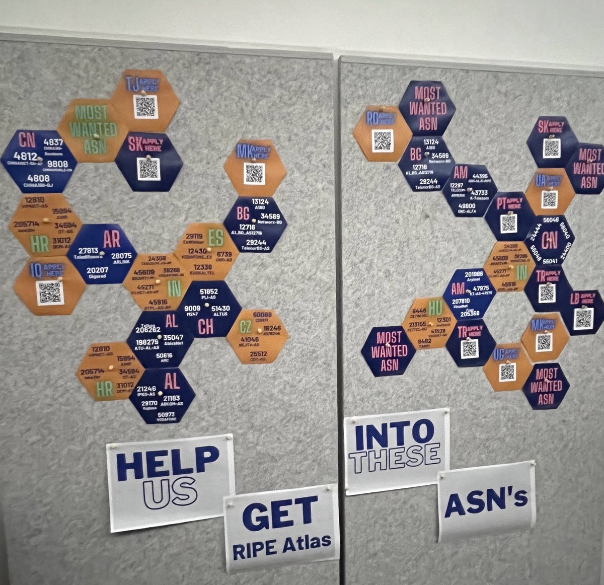 oscarrobles's tweet photo. Si eres de alguna de estas redes argentinas (ASNs en AR) probablemente te interese apoyar el Proyecto Atlas de RIPE https://t.co/RF0JKTkesk #RIPE85 https://t.co/iWMntemMVH