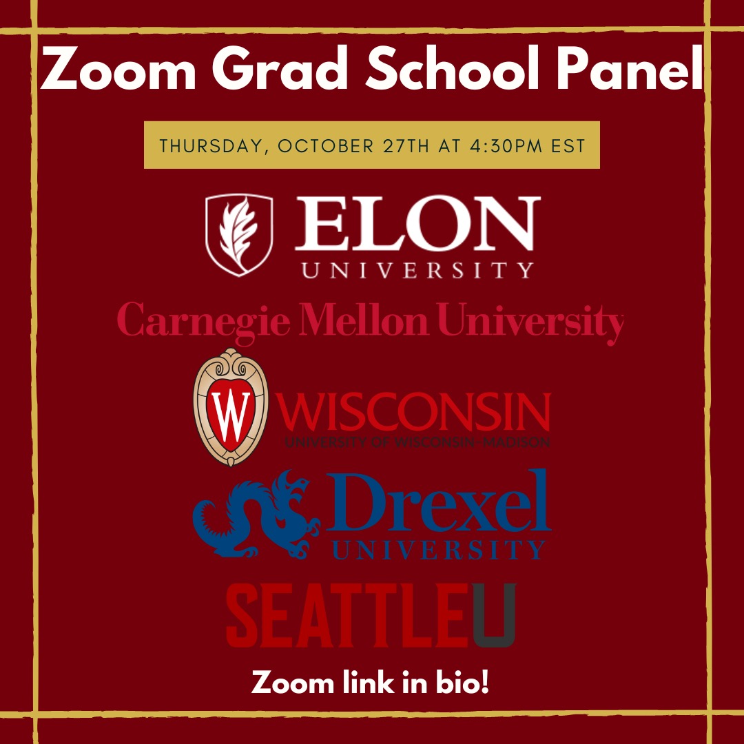 Be prepared to jump on zoom to learn more about grad school options from amazing programs tomorrow❤️
* the zoom link will be posted tomorrow at 10 am
•
•
•
#rollphoenix #elonuniversity #campelon