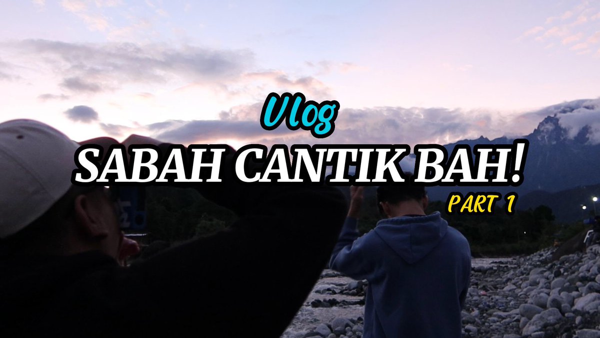 aiman_hans's tweet photo. vlog SABAH Terlalu Cantik Bah!😍 | Part 1 out now!

https://t.co/PE0LU0SW98

Jom tengok keindahan bumi Borneo🏔
The best 4D3N experience! https://t.co/Nw0juUUbcp