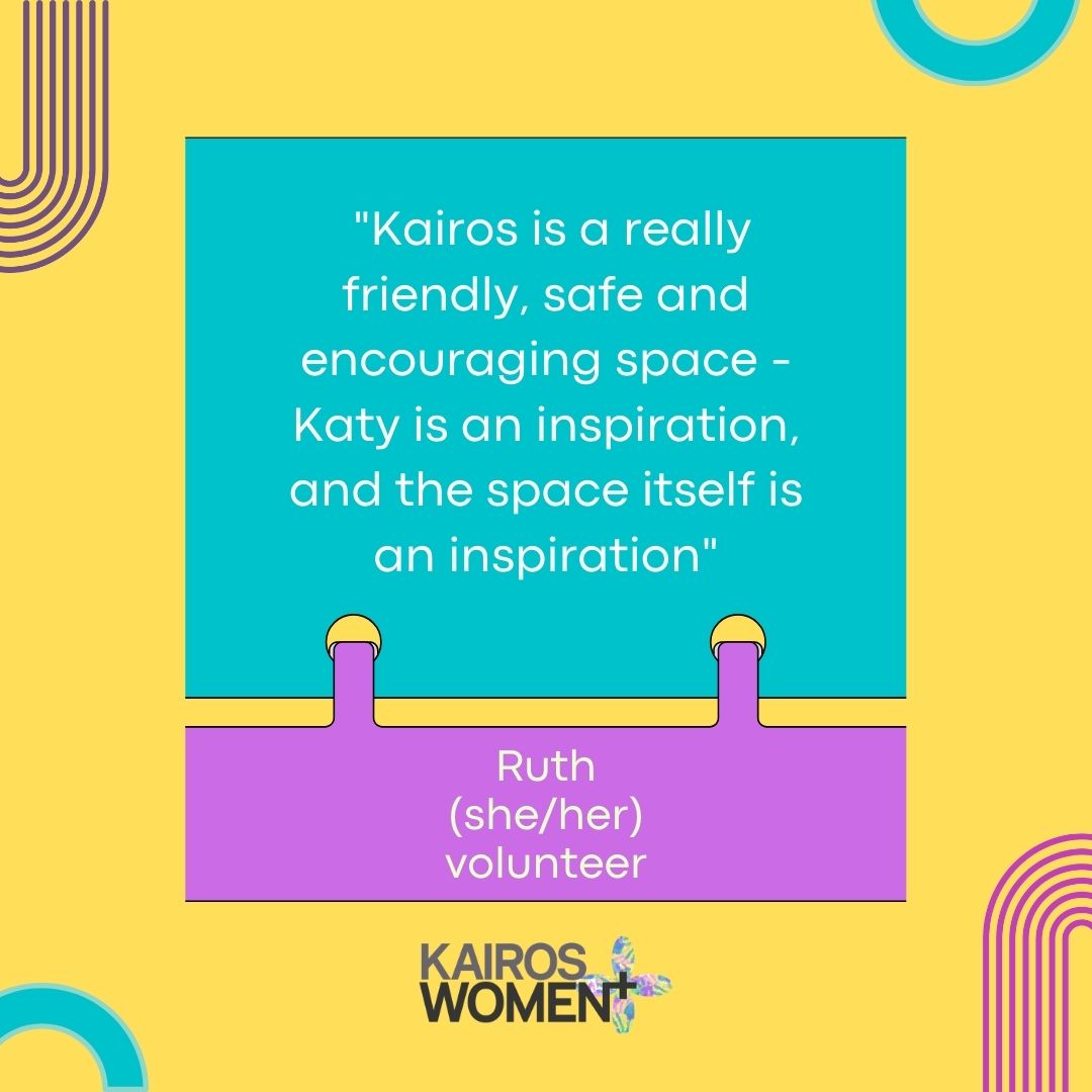 Kairos is a really friendly, safe and encouraging space - Katy is an inspiration, and the space itself is an inspiration. Special thanks to @scotgov via @Impact_Funding for supporting our volunteers through their Volunteering Support Fund.